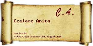 Czelecz Anita névjegykártya
